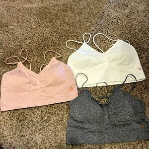 Set of three Danskin intimates, size medium, slight padding, bralette